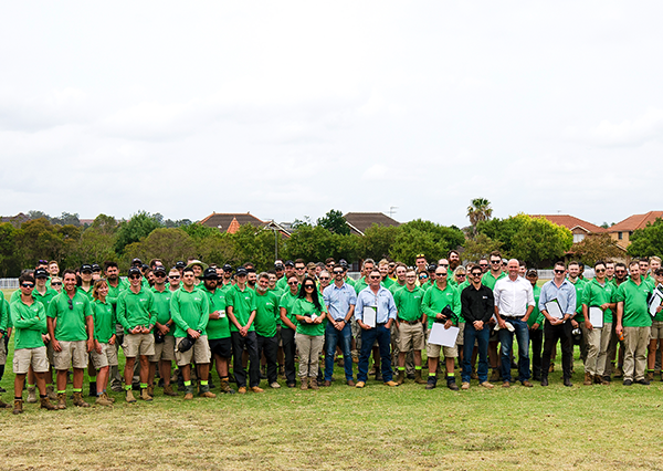 Maintenance team photo