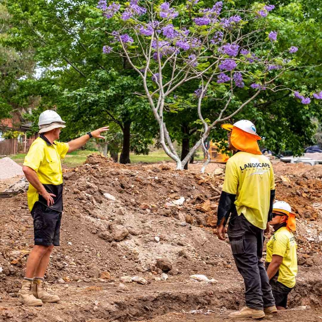 Civil works drainage install