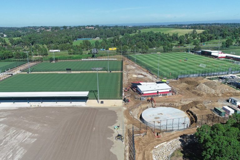 Installation of Irrigation Pit Wanderers Football Park