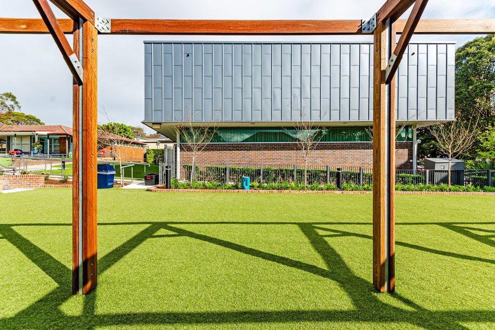 Meriden School View of Synthetic Turf