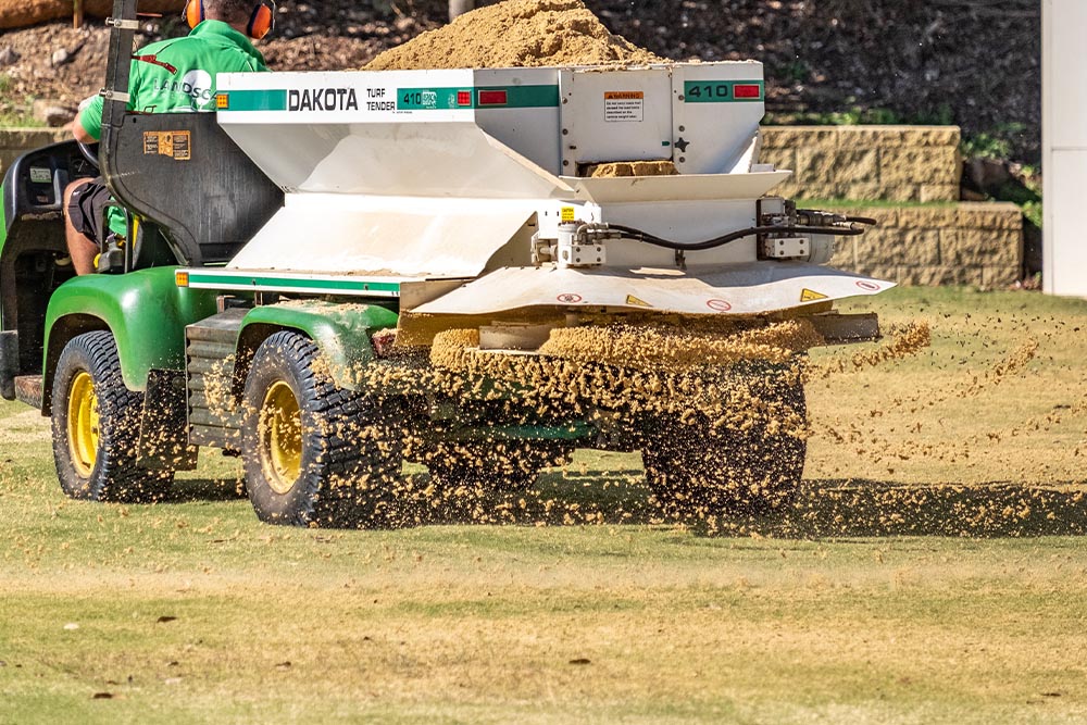 Aerating Sports Turf