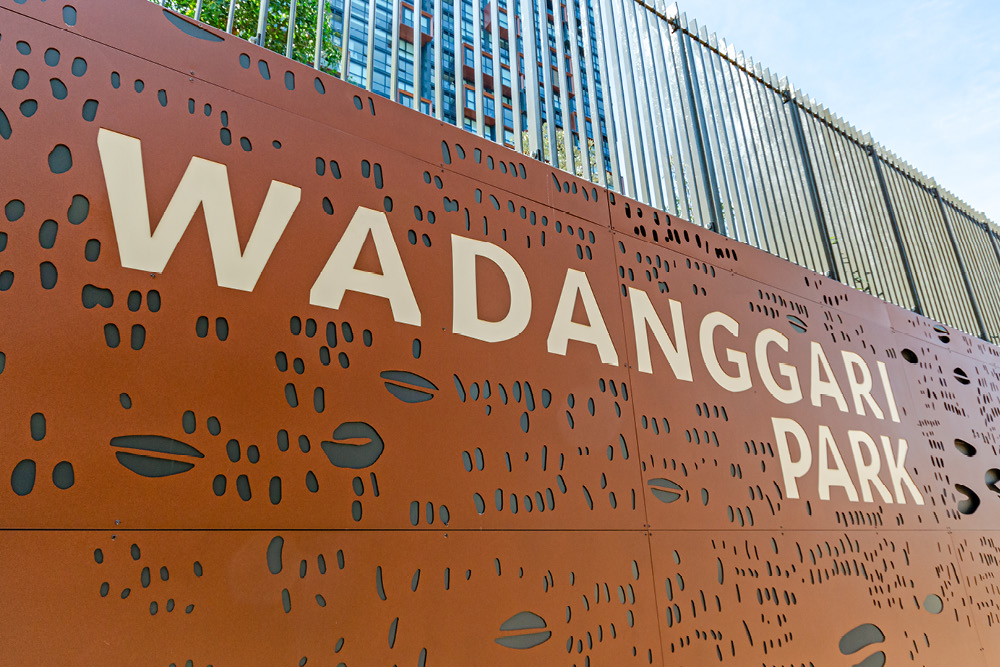 Wadanggari Park Signage