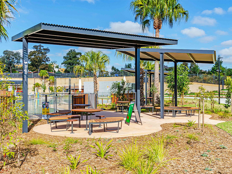 TLA Awards 2024 - Campbelltown Billabong Parklands Silver Award Winner Shelters