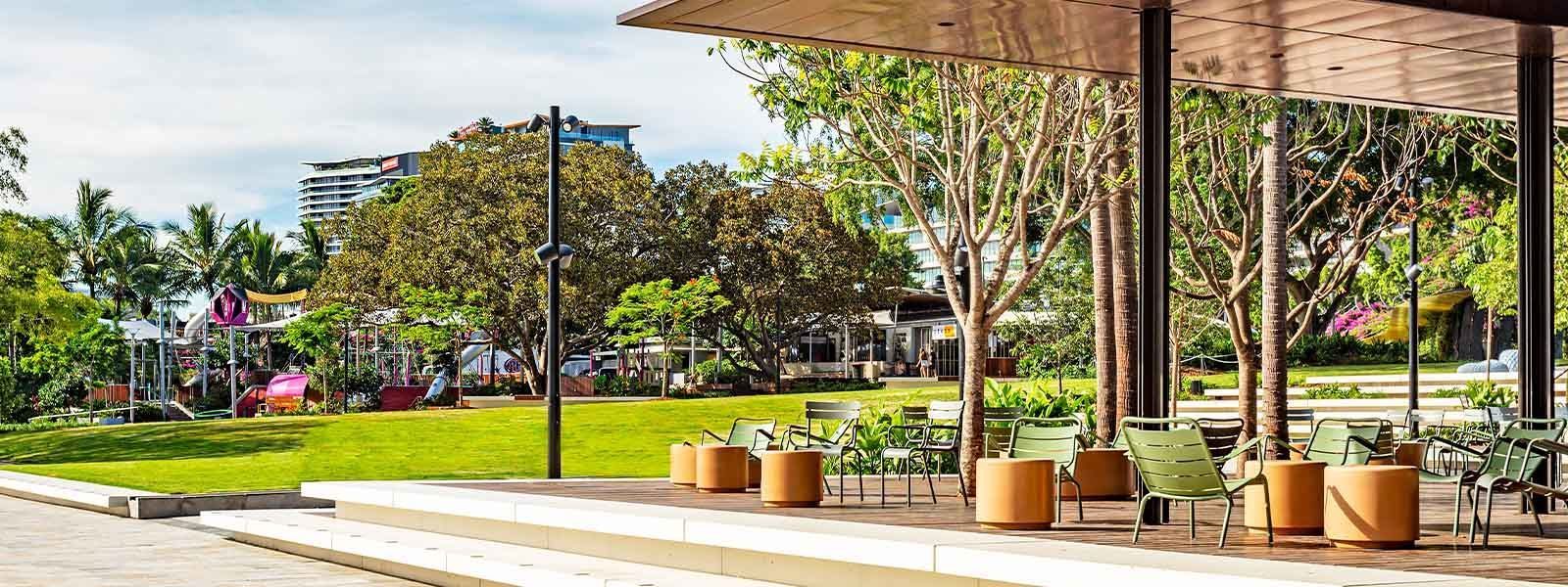 Riverside Green, Southbank Seating Area